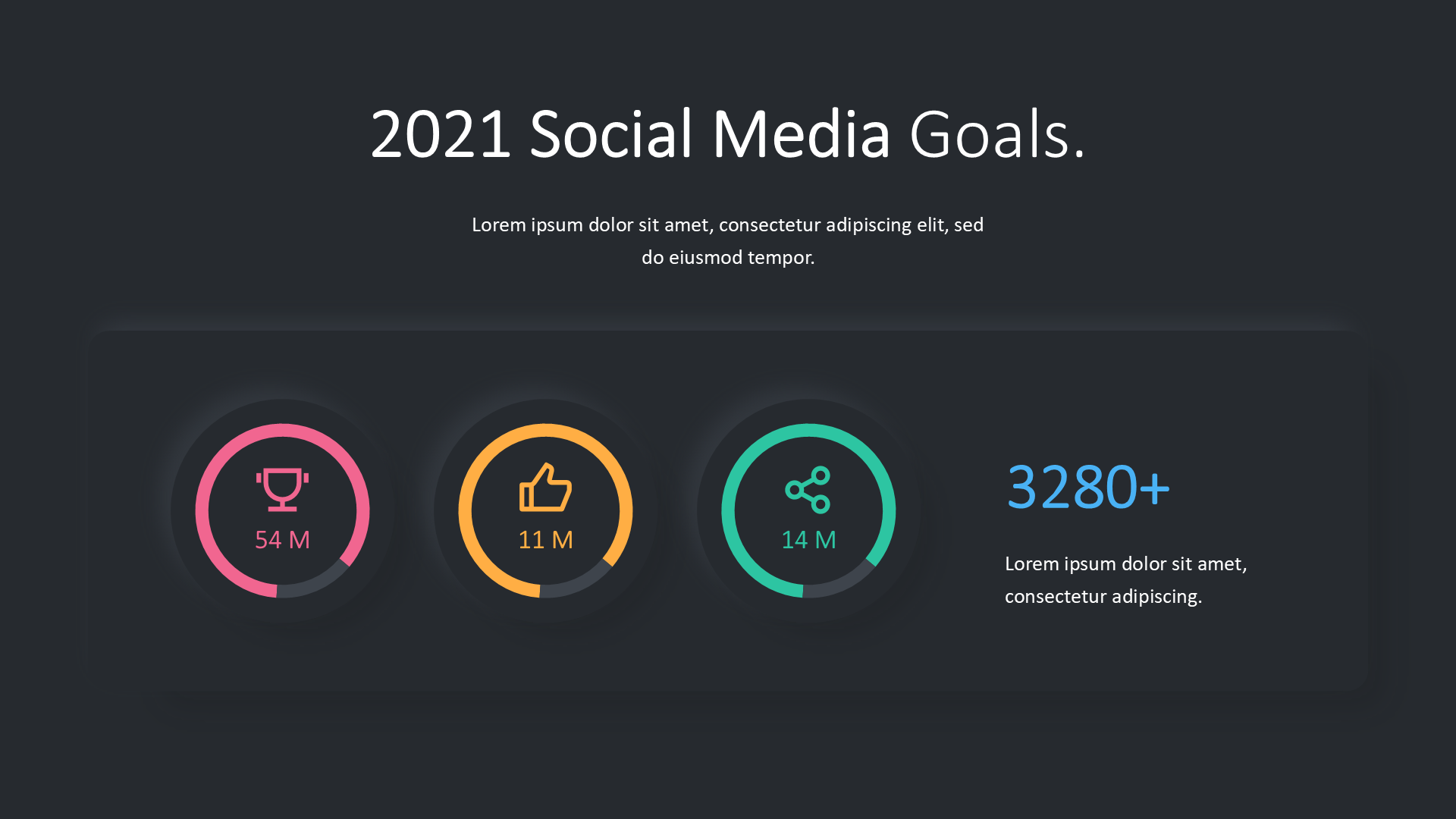 Social Media Dark slide 5